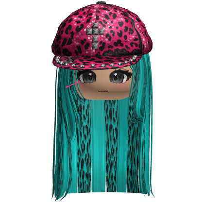 Cheetah Teal Swag 2016 Straight Long Hair