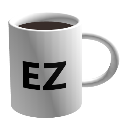 EZ White Coffee Cup