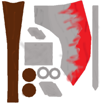 Horror sans axe. Roblox decal