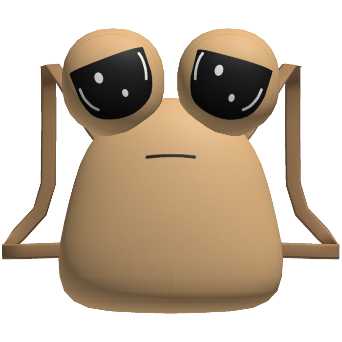 Cute Sad Pou Backpack 1.0