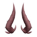 Mauve Horns v1