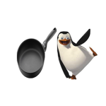 pinguinii e padelle