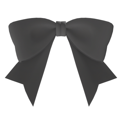 Grey Neck Bow Roblox item