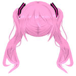 Pink Sakura Miku Hair