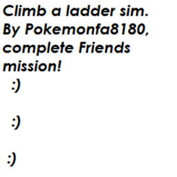 Climb a ladder sim. icon