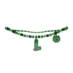 L frog initial necklace
