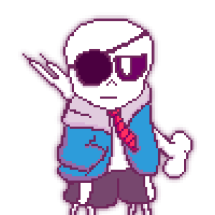 Anti Sans pixel art Roblox decal