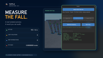 Topple — Measured Custom-Rig Ragdolls preview 3