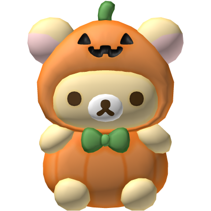 Halloween Cute Pumpkin Korila Bear Back Plush