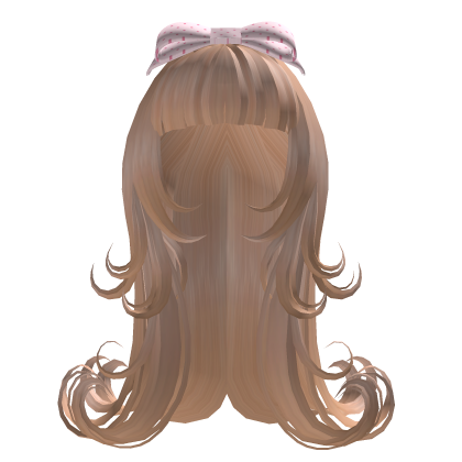 Cute blonde girl hair Roblox item