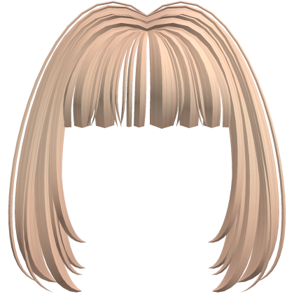 Short Cute Fluffy Bangs ( Blonde ) Roblox item