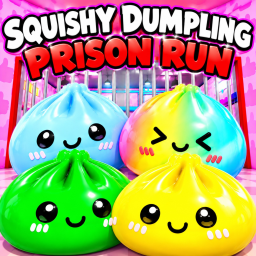 SQUISHY DUMPLINGS ASMR PRISON RUN! (Obby)