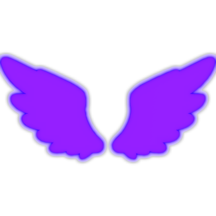 [EMISSIVE] Glowing Purple Angel Wings Roblox item