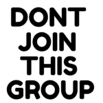 keep calm and dont join this group