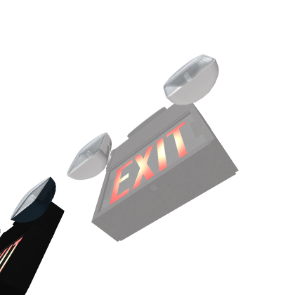 Exit sign combo