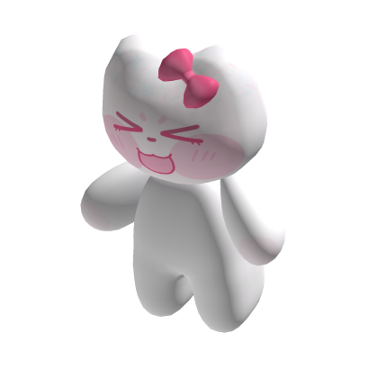Holdable Kawaii Happy Kitty Plush thumbnail