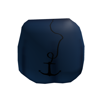 Blue anchor poodleskirt