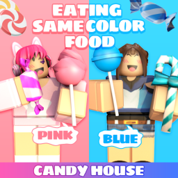 [Candy House]Eat Same Color Food Challenge
