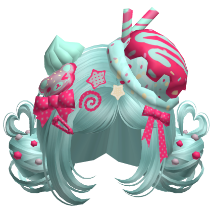 ♡ Ice Cream Girly Buns (Cotton Candy)