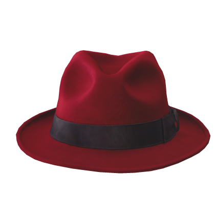 Burgundy Fedora