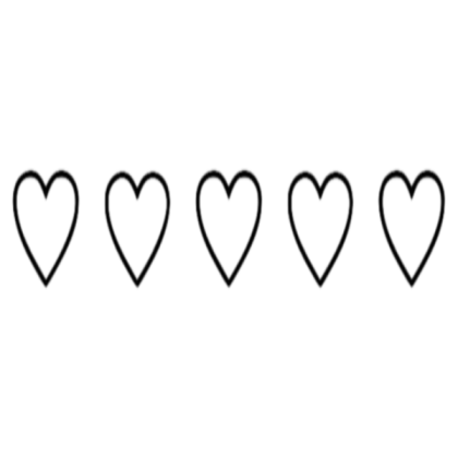 Opaque tumblr black hearts ❤❤❤❤❤ Roblox decal