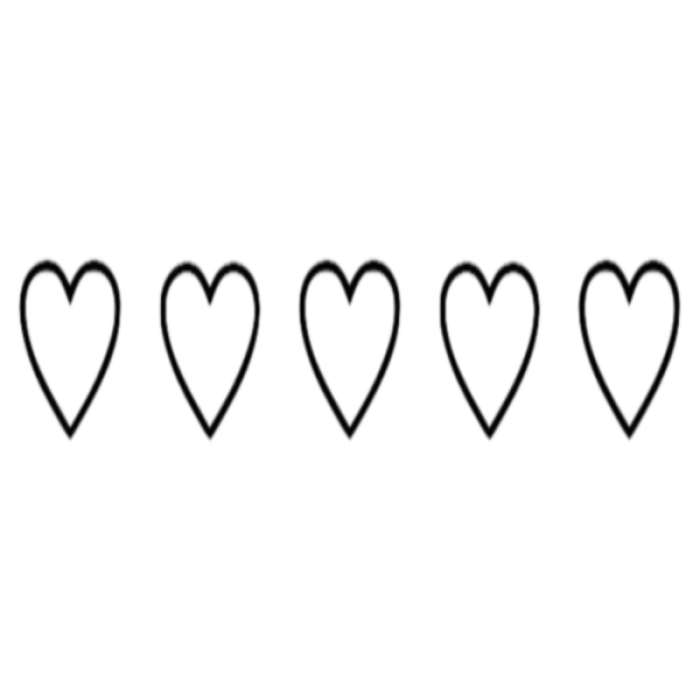 Opaque tumblr black hearts ❤❤❤❤❤ Roblox decal