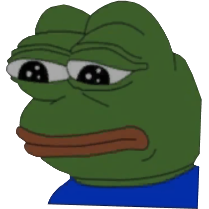 Funny Green Frog Meme Shoulder Pal thumbnail