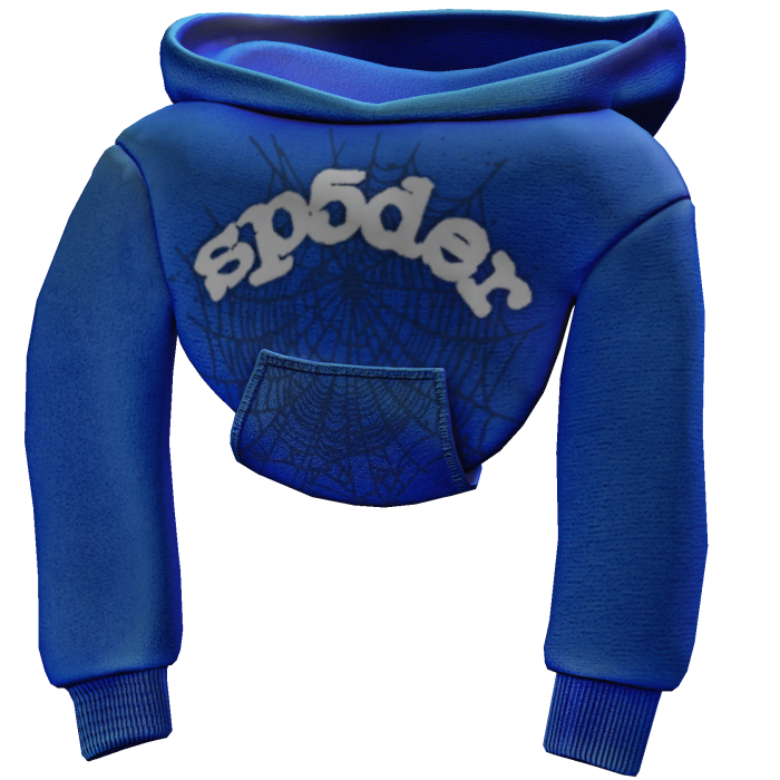 [4.0] Blue Sp5der Shoulder Hoodie