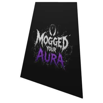 MOGGED YOUR AURA CAPE by.NikiL Roblox item