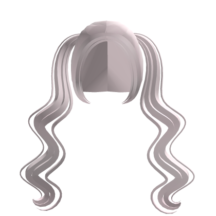 . ‿ ♡ light pink long wavy babydoll pigtails Roblox item