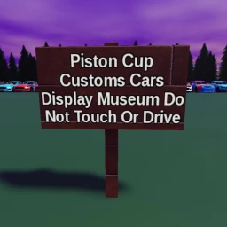 My Own Brb's Piston Cup Customs Cars Display icon