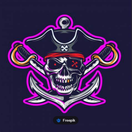 Pirate logo Roblox decal