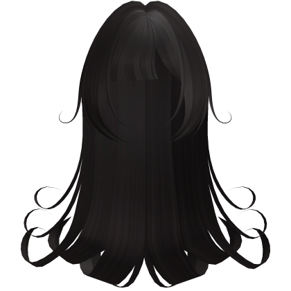 Gothic Long Dark Brown Swirly Hair