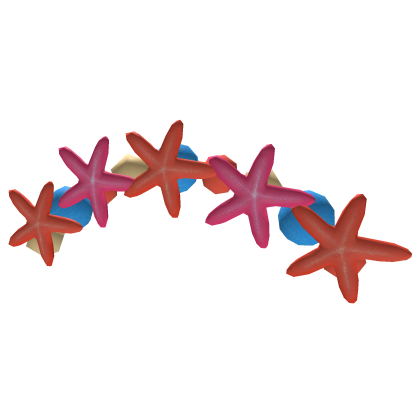 cute tropical starfish headband  Roblox item
