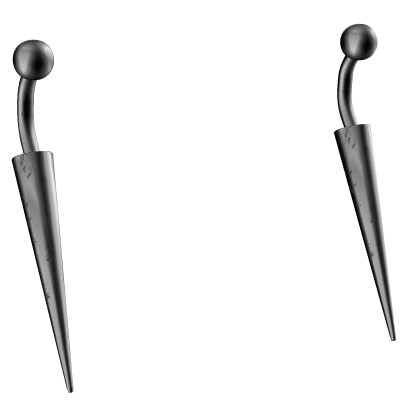 Angel Fangs Piercing Silver Roblox item