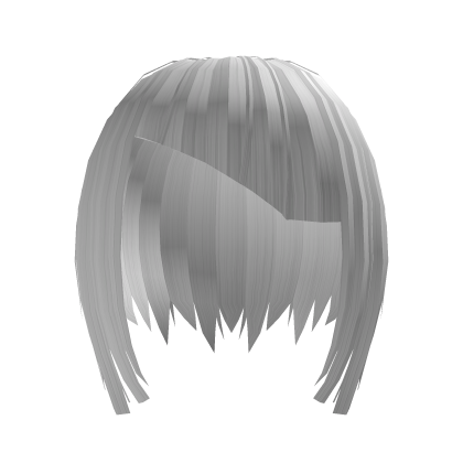 Rockstar ghoul emo choppy vkei short white hair