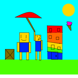 Rainbow gang hang out