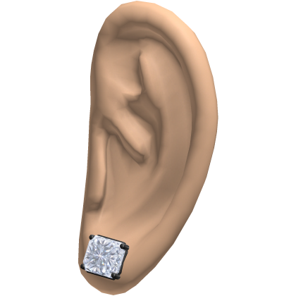 Diamond Stud Earrings Ears