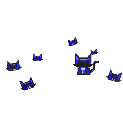 Animated Tabby Cat 🐱 [Blue]