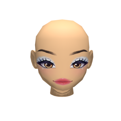 Bella's Silver Shadow + Eyeliner Makeup Face Roblox item