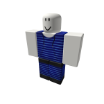 Blue Striped Pants