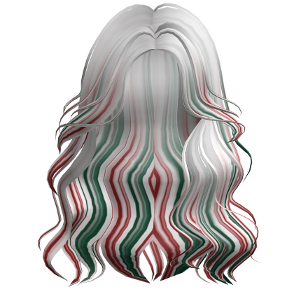 🎄Christmas Wavy Girl Hair (White) thumbnail