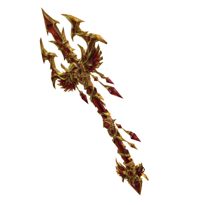 Ruby Skull Trident Gold Roblox item