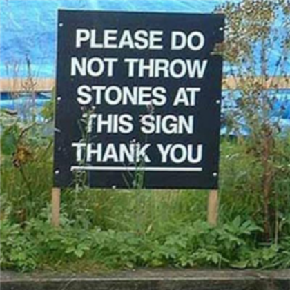 funny sign #6 Roblox decal