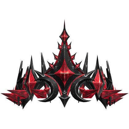 Black and Red Eclipse Crown Roblox item