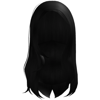 Black Long Layered Blowout Roblox item