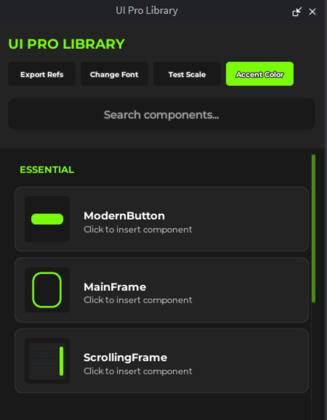 UI Pro Library – Essential Component Toolkit preview 4
