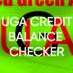 UGA Credit Balance Checker