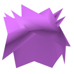 BIG: Pink Epic Spiky Rock Hair (Bighead)