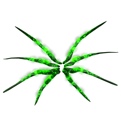 Glowing Spider Legs - Green (Emissive)